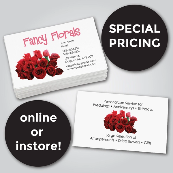 Business Card Special Printing Calgary