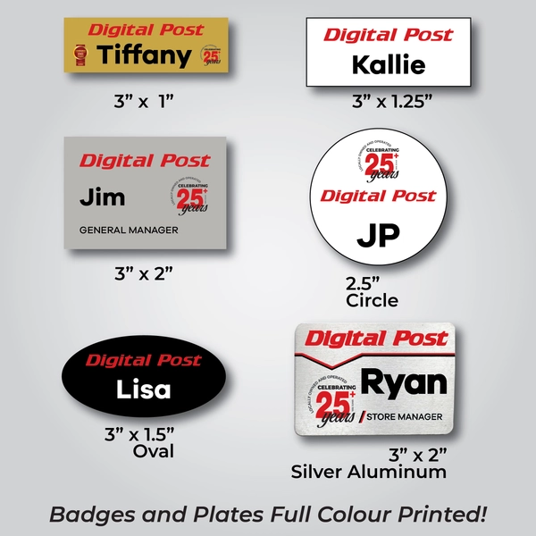 Full Colour Name Tags