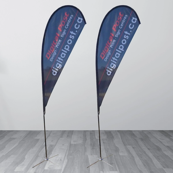 Tear Drop Flag Banner Combo