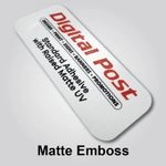 matte emboss