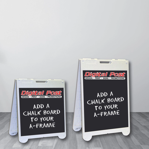 plastic chalkboard