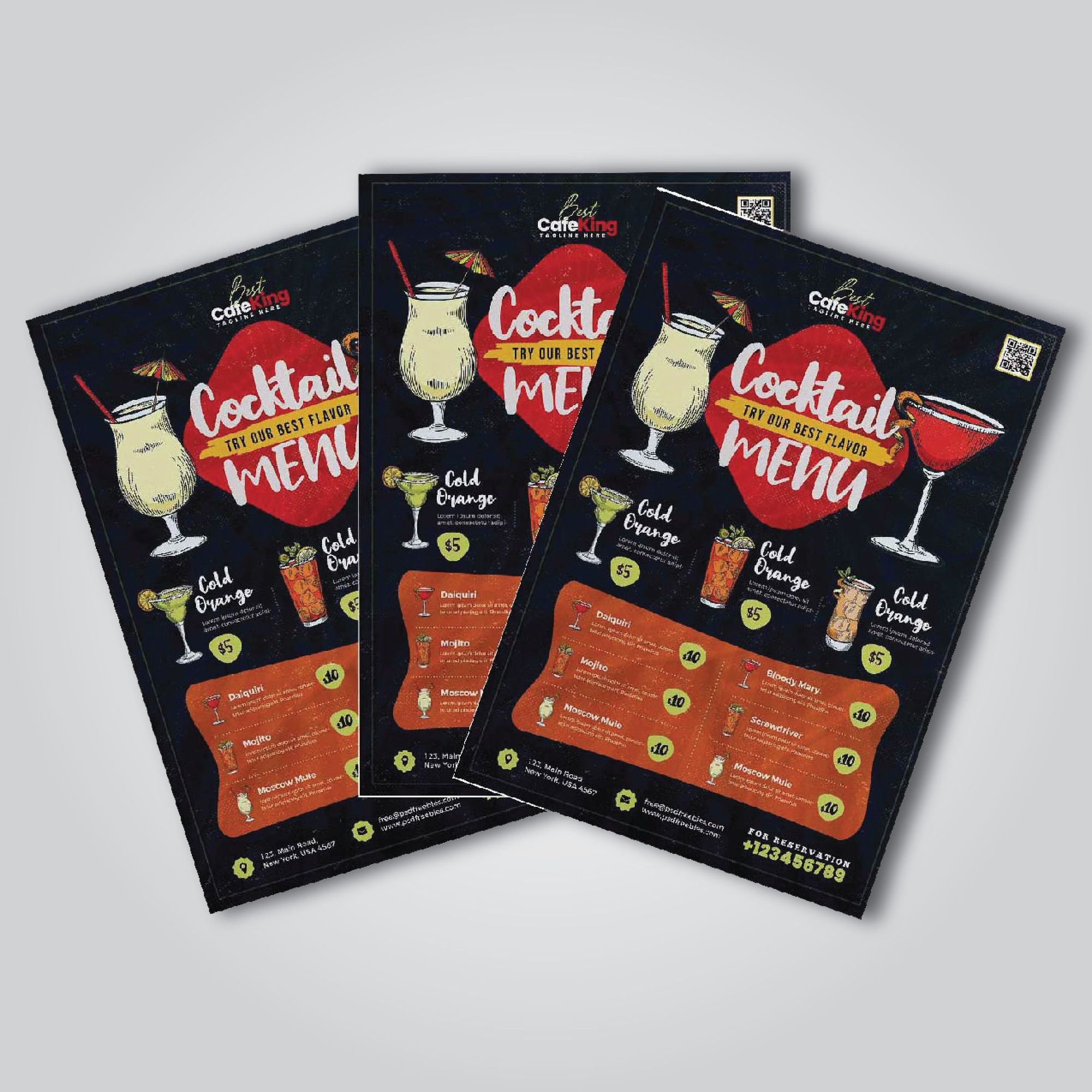 Polyester Menu Printing