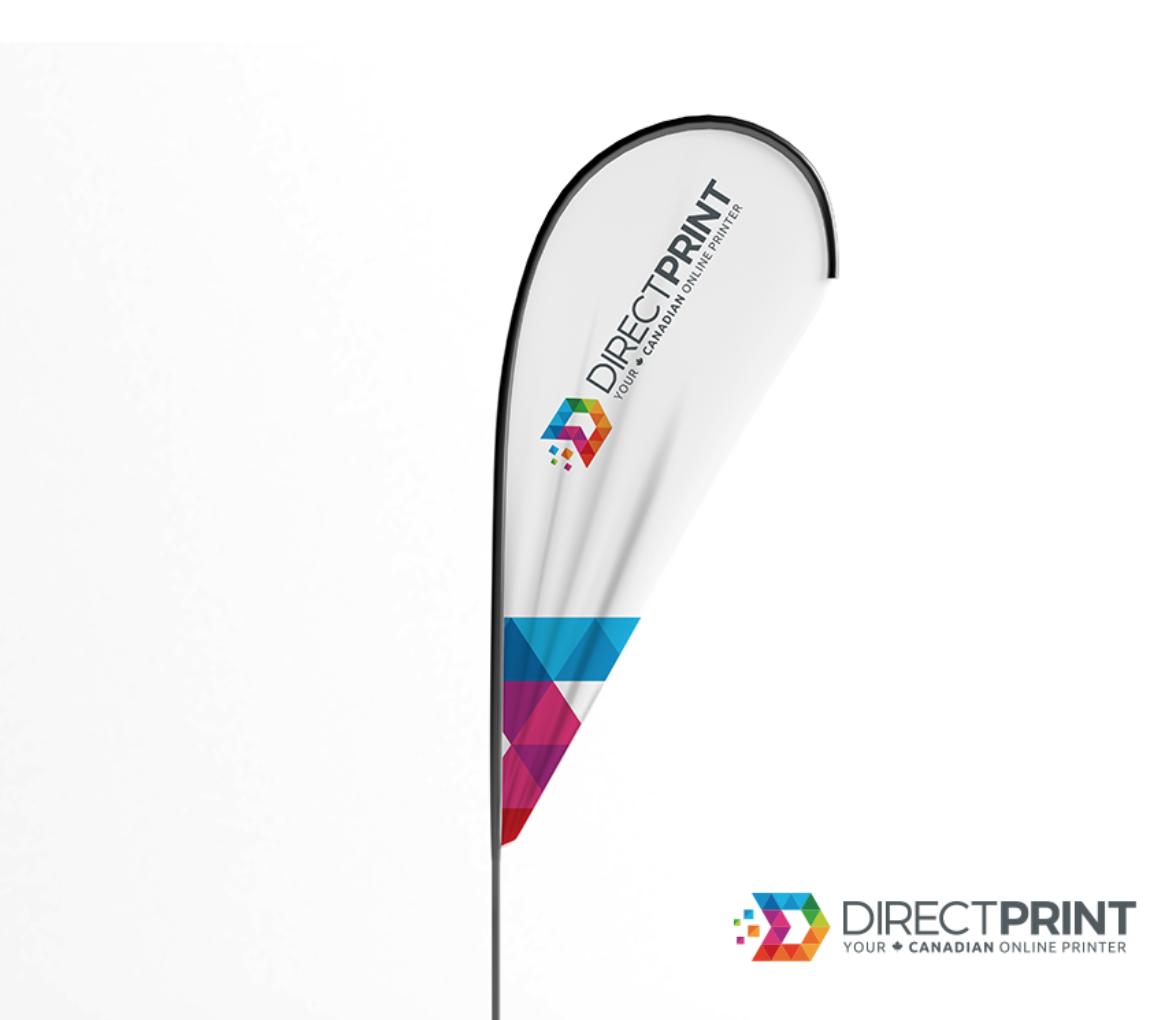 Beach flag - Tear drop