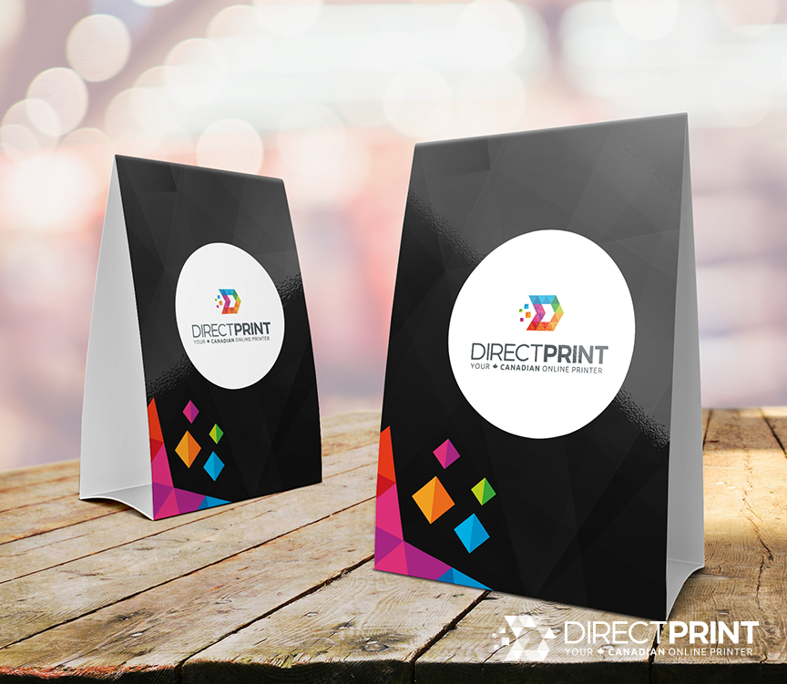 Table-tent cards