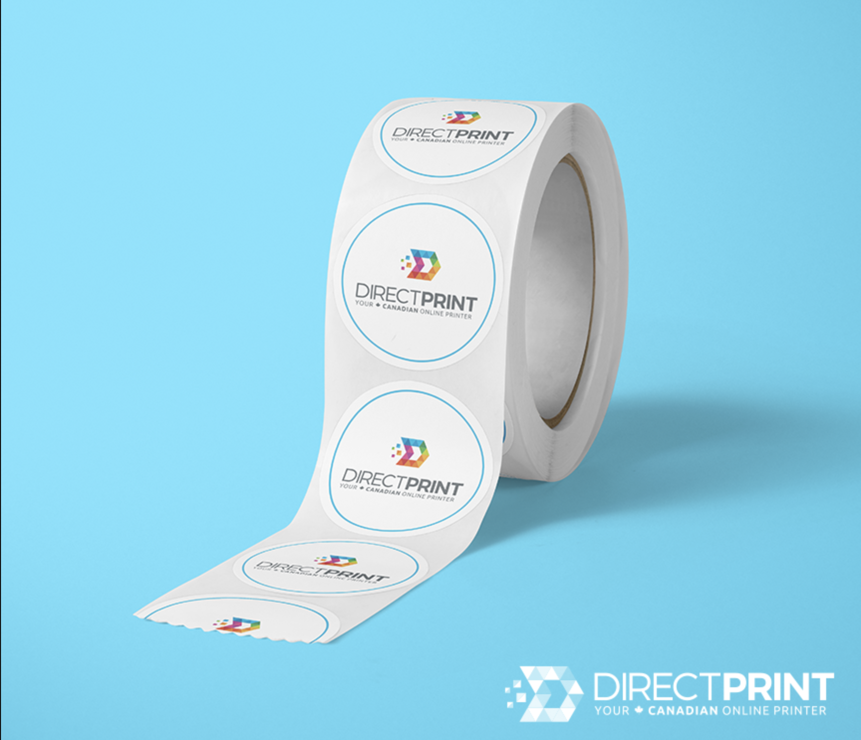 Paper roll labels