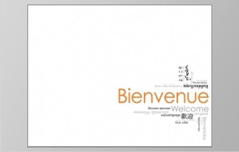 Pre-printed placemats