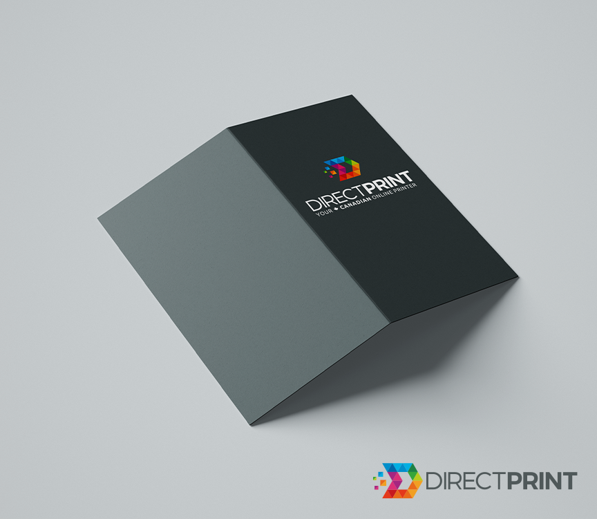 Folded business cards