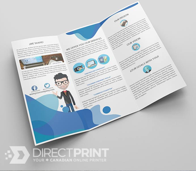 Folded brochures