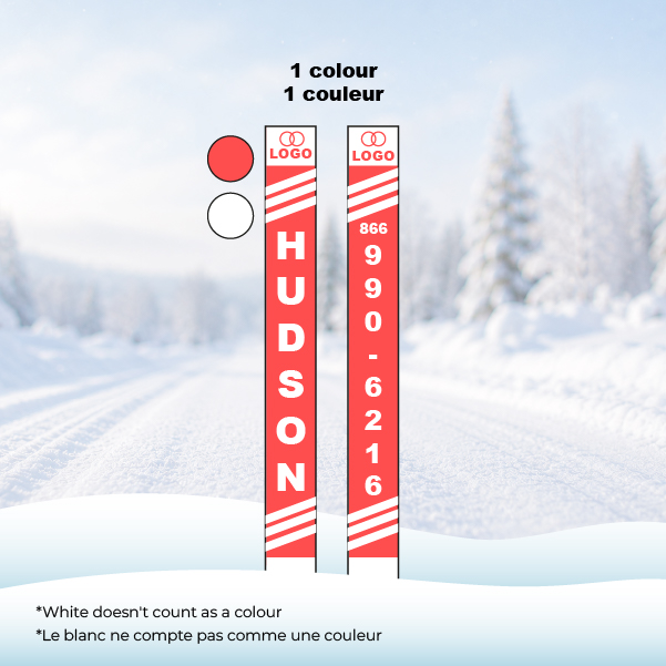 Custom Driveway Markers 1 Colour