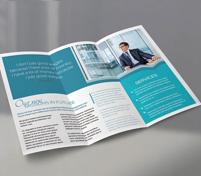 Folded brochures 3