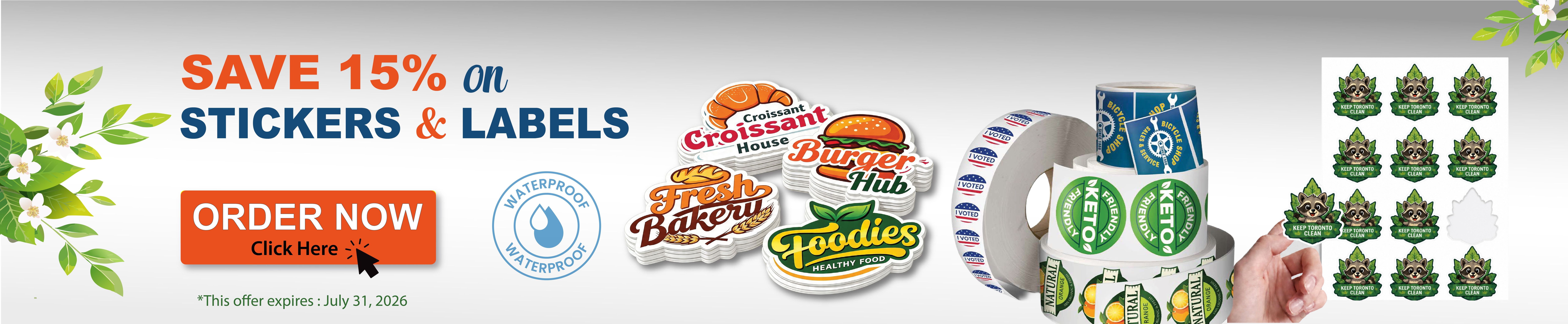 Labels&Stickers 15% Discount