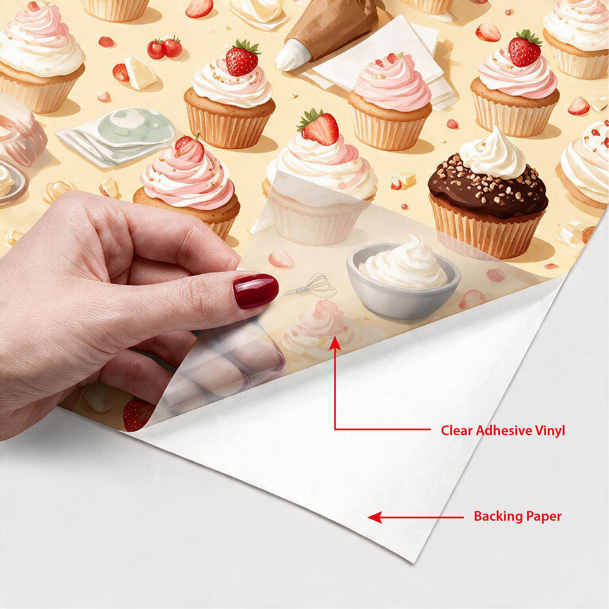 Adhesive Clear Vinyl