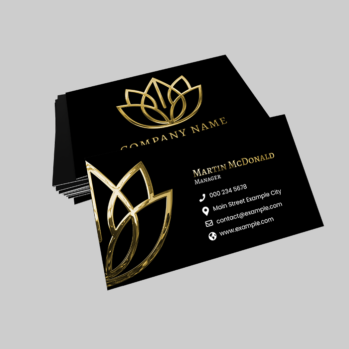 Foil Business Cards (Raised).