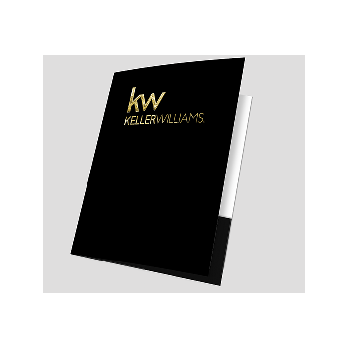KW Williams- Black Background + Raised Gold Foil