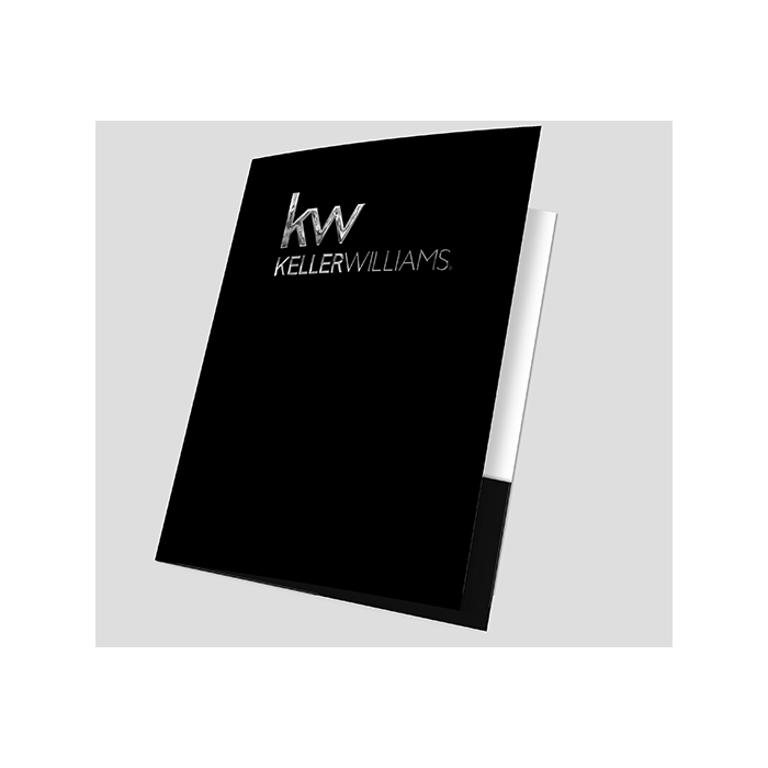 KW Williams- Black Background + Raised Silver Foil