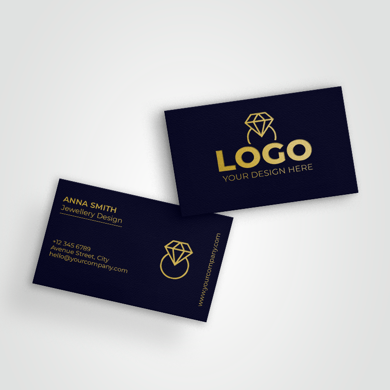 Foil Business Cards (Raised). 2