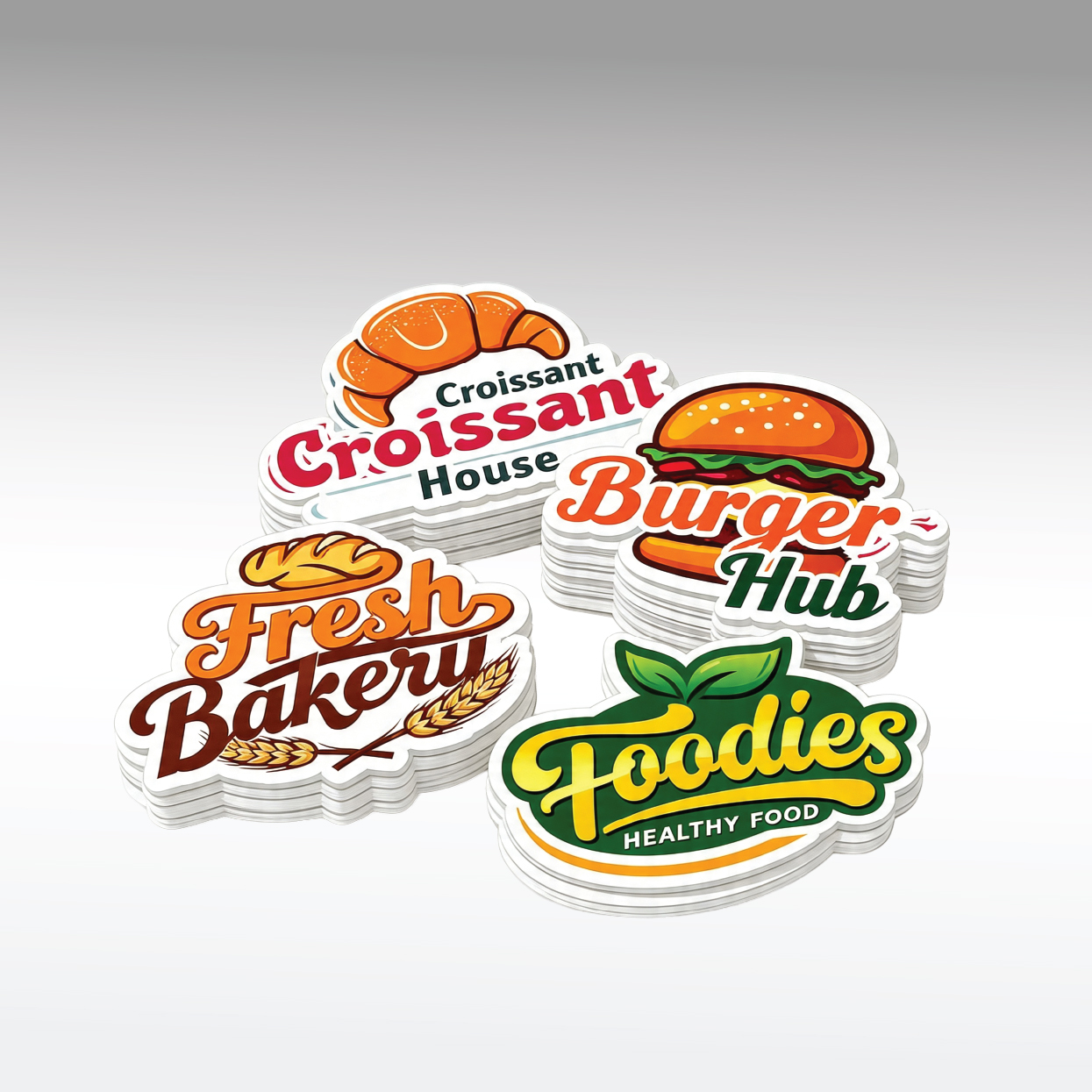 Vinyl Die Cut Sticker Singles. 1