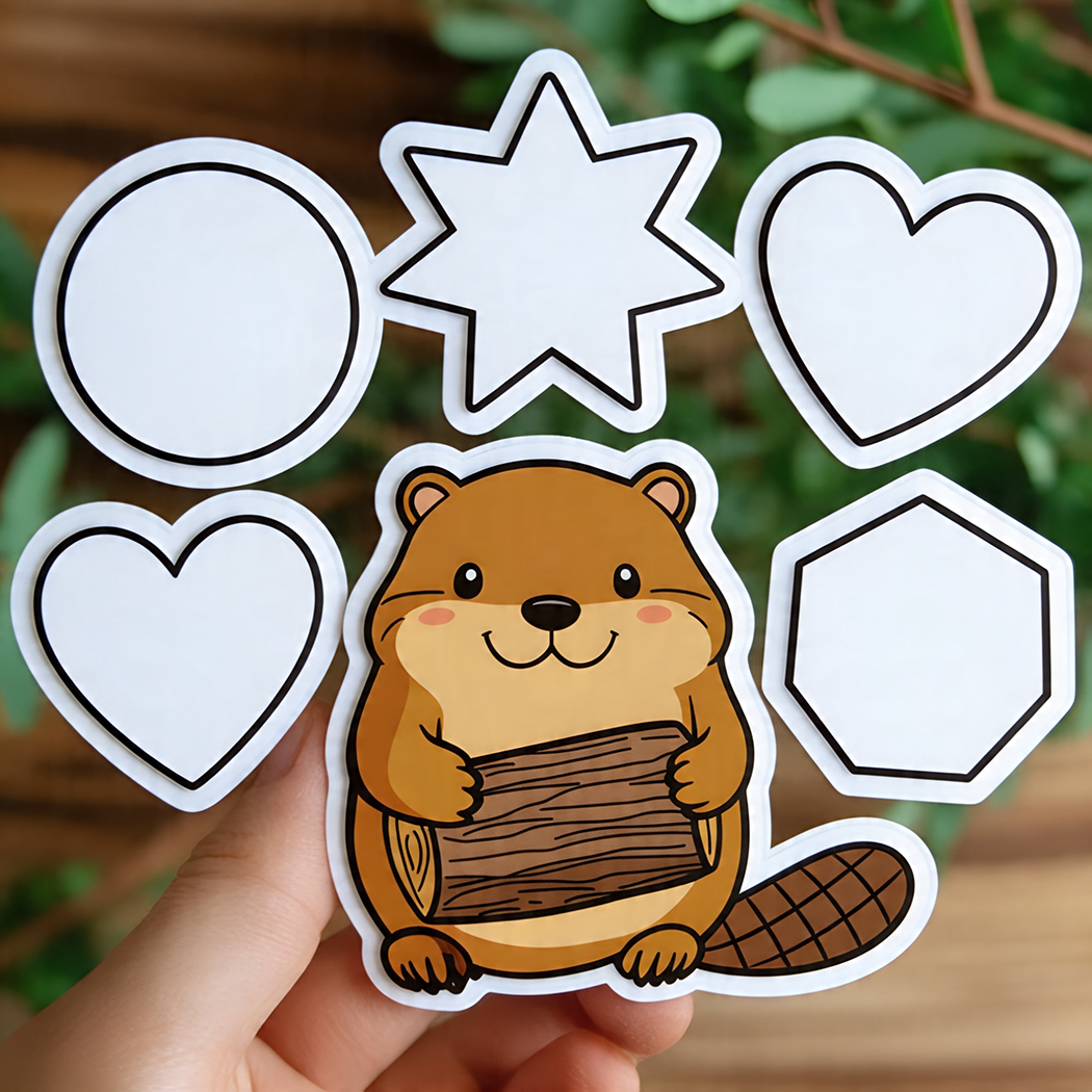 Vinyl Die Cut Sticker Singles. 2