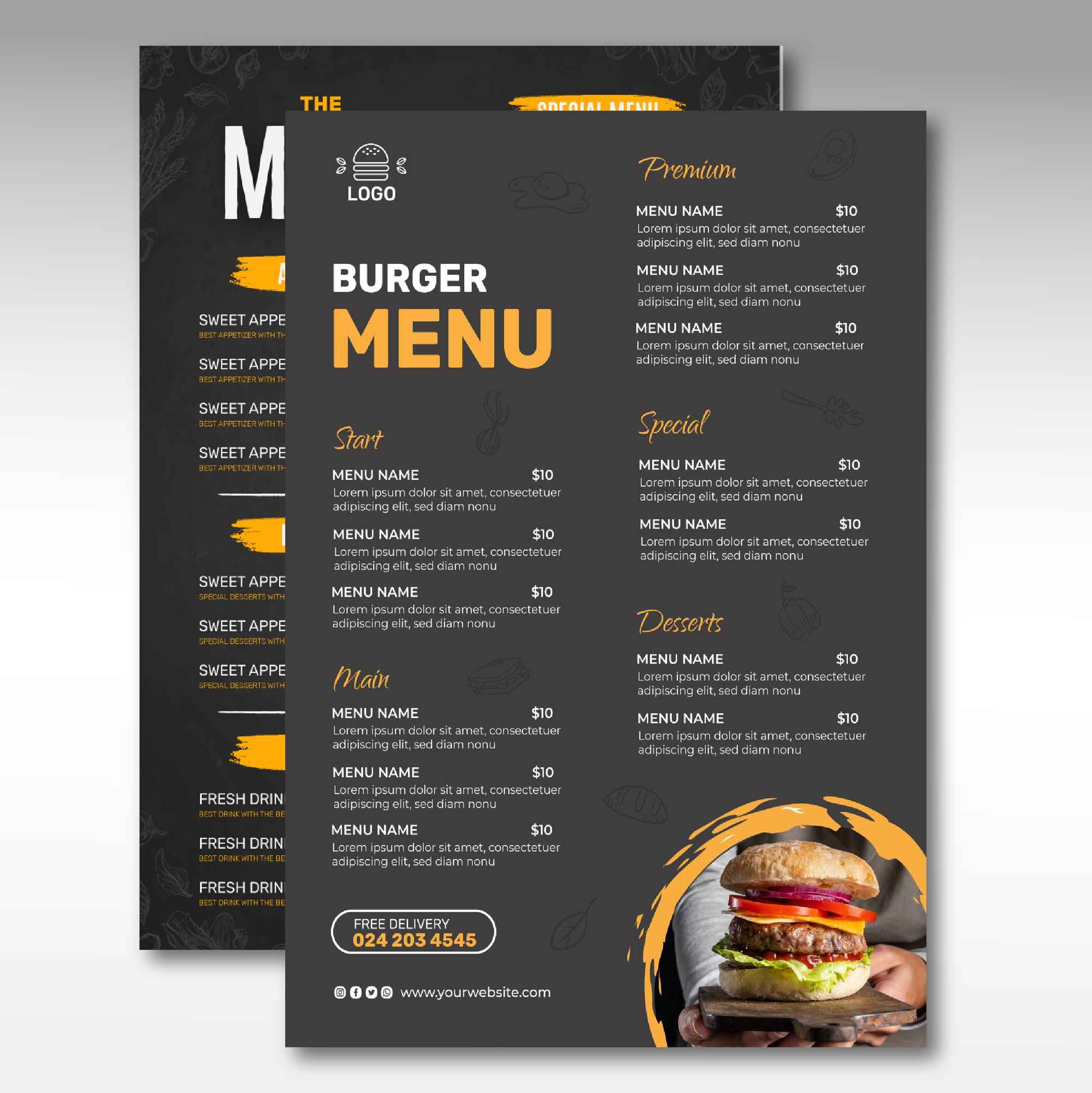 Dine-In Menu 1