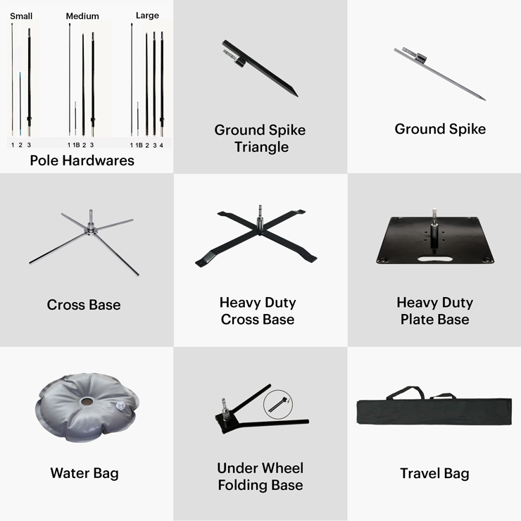 Teardrop Flags 4