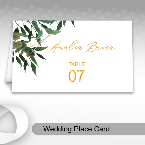 Folded Place Cards 1