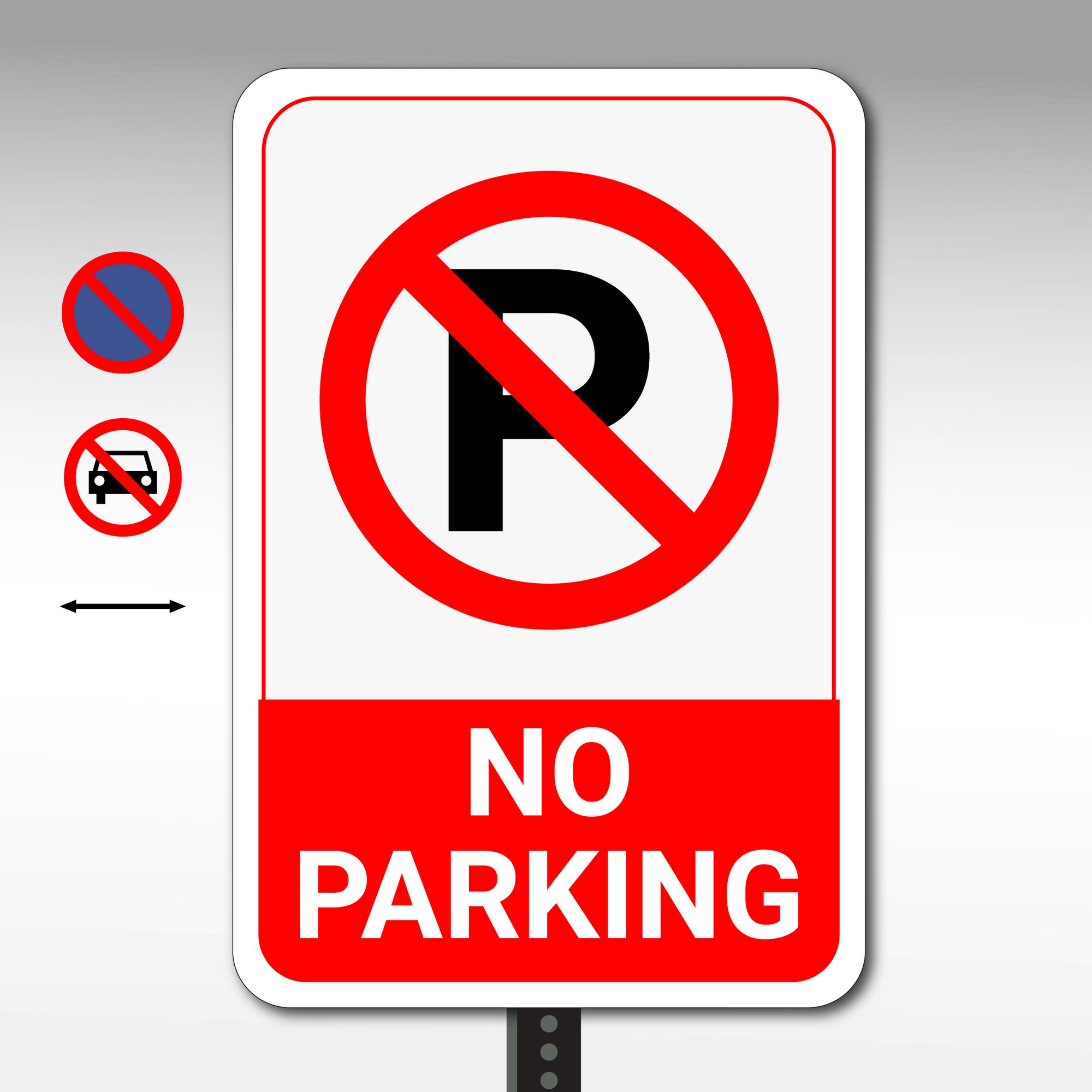 Parking and Property Signs. 1