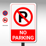Parking and Property Signs. 1