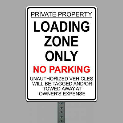 Parking and Property Signs. 2