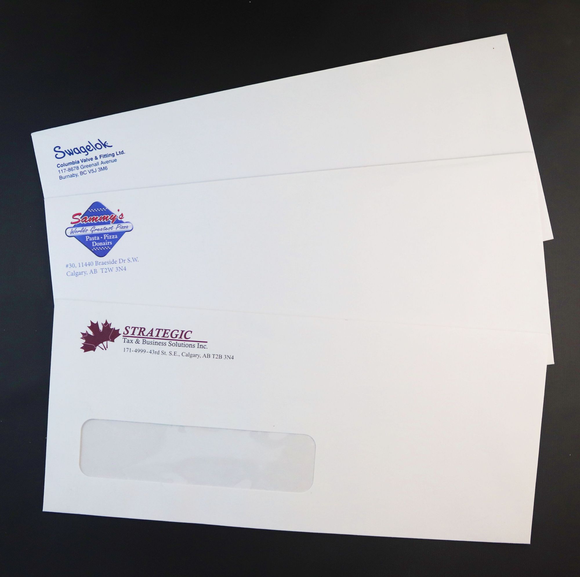 Envelopes-printed