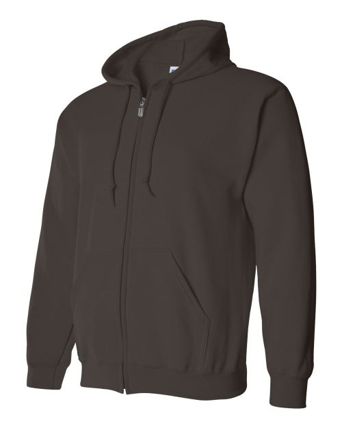 gildan-zip-hoodie-chocolate-brown-flyershop