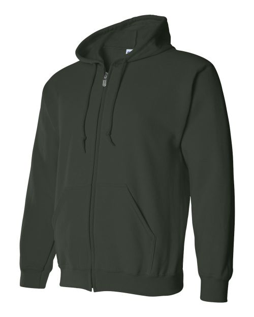 gildan-zip-hoodie-forest-green-flyershop