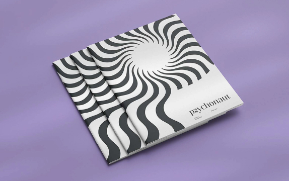 A selection of vibrant brochures designed for marketing purposes.