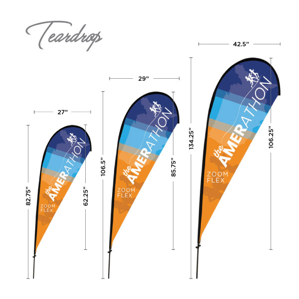 Teardrop Flags 2