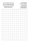 bloc-note 3,5"x5,25" - quadriller