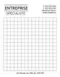 bloc-note 4,25"x5,5" - quadriller