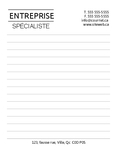 bloc-note 4,25"x5,5" - lignes