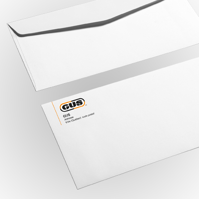 Imprimeur officiel de GUS pour les enveloppes No 10 commerciales avec intérieur sécurisé