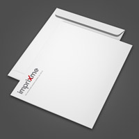 Impression d'enveloppes 10" x 13" économiques dans une imprimerie au Québec