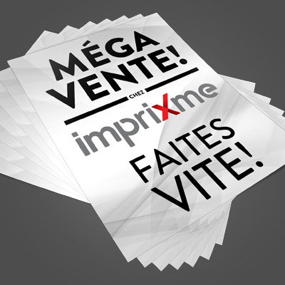 Imprimerie pour affiches, posters sur papier glacé ou photo