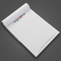 impression de bloc notes promotionnels de 20 feuilles