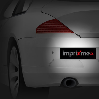 Imprimeur d'autocollants en vinyle pour pare-choc de type «Bumper sticker»