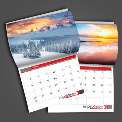 Imprimeur Calendrier mural (calendriers muraux) personnalisé aux couleurs de votre entreprise