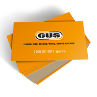 Imprimeur officiel de GUS pour les cartes d'affaires