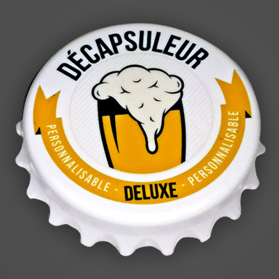 Ouvre-bouteille (forme de bouchon) Objet promotionnel - Imprimeur d'ouvre-bouteilles / décapsuleurs pour événements