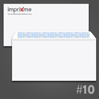 Impression d'enveloppes #10 de type peler/coller ou ppel and seal pas cher dans une imprimerie au Québec