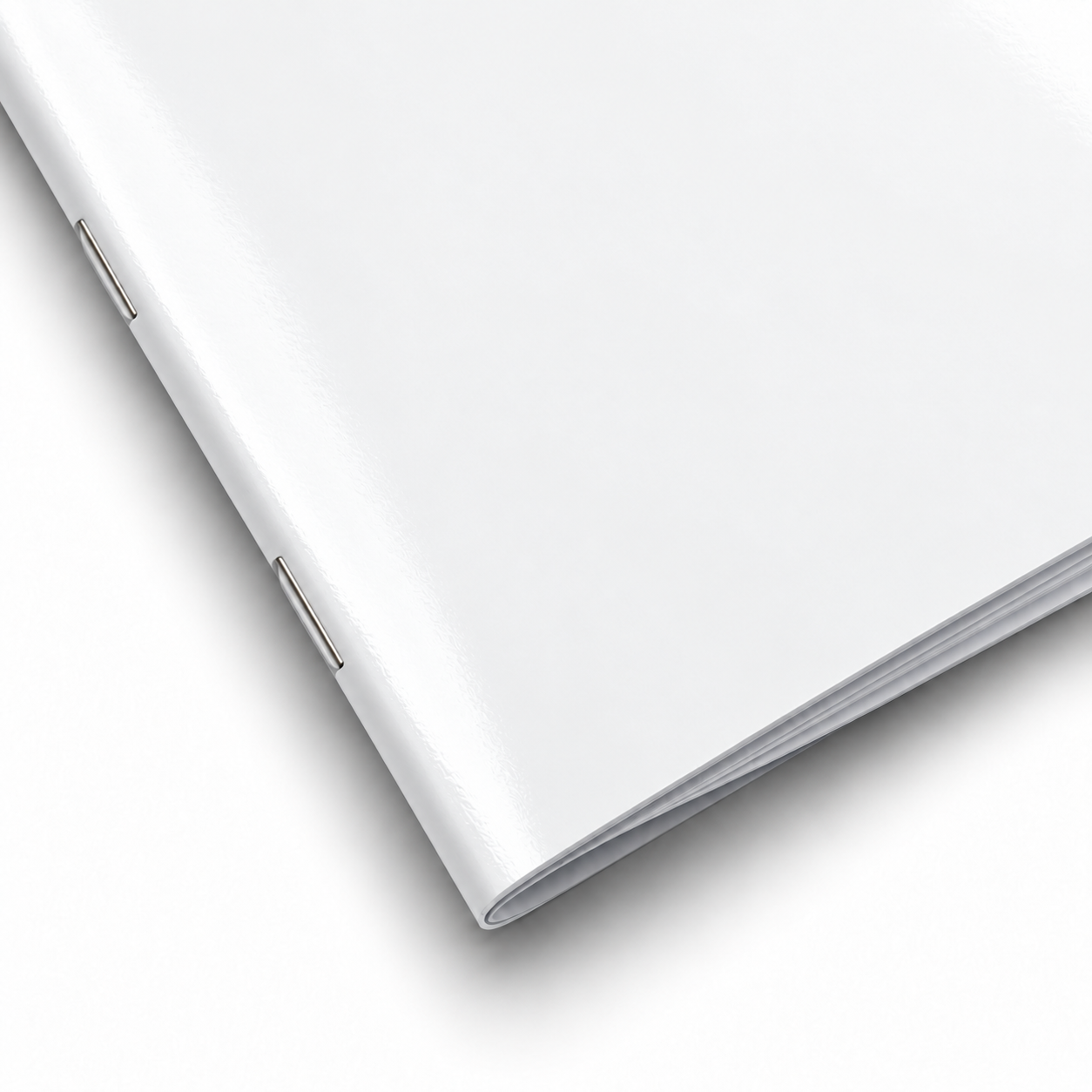 Saddle stitch booklet binding