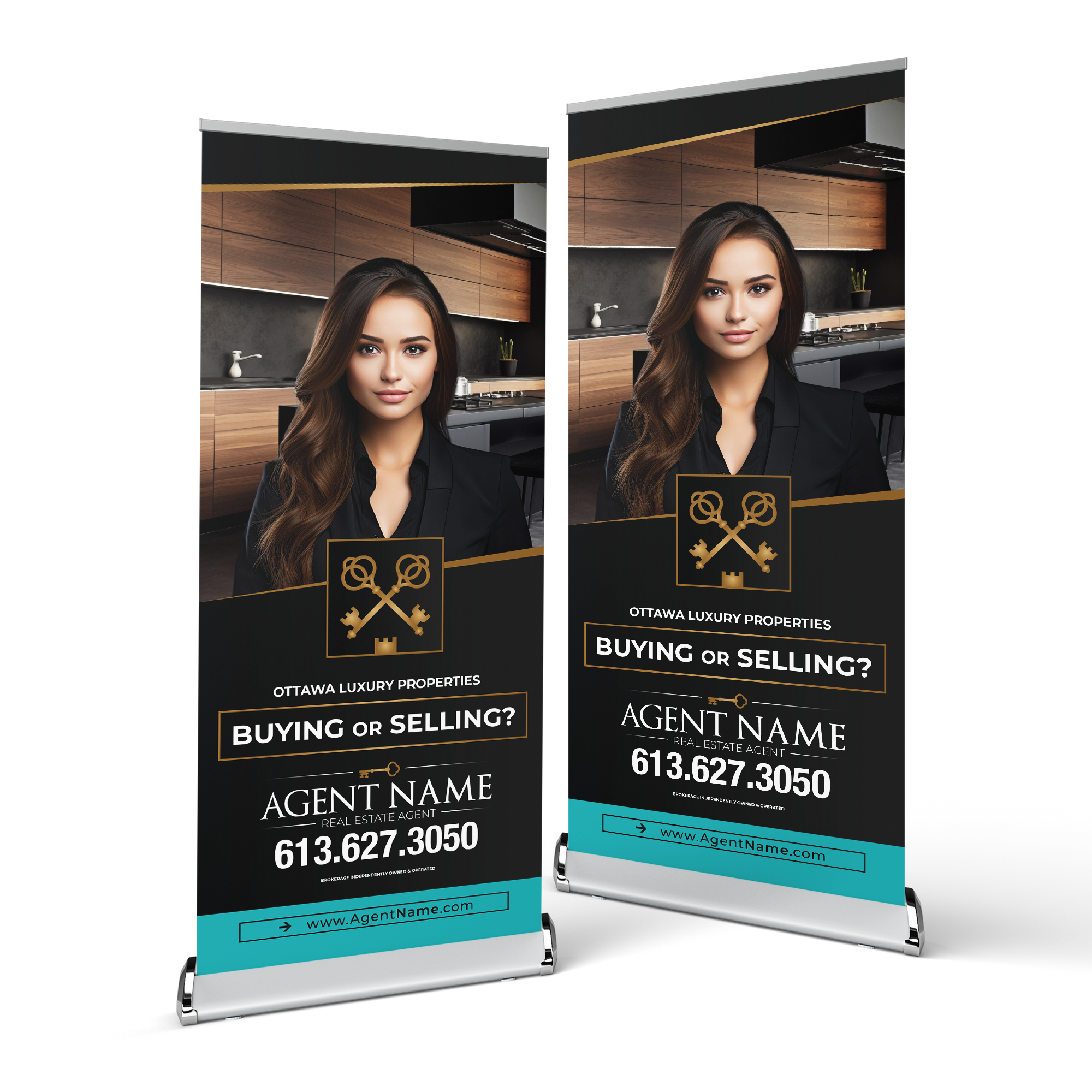 Custom Executive Roll Up Banner