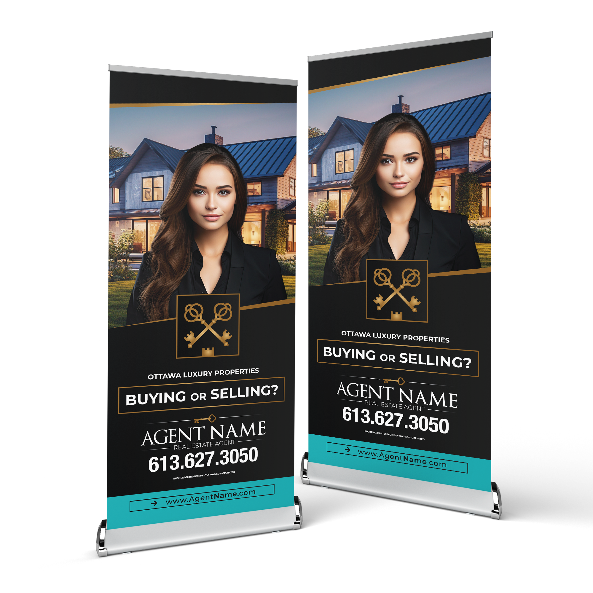 Custom Executive Roll Up Banner