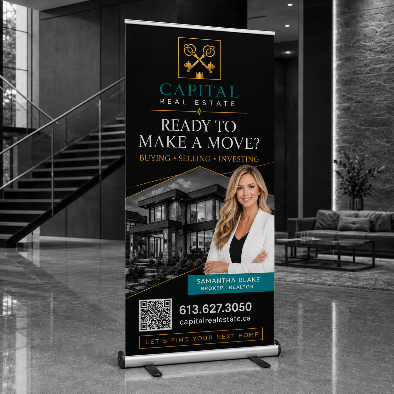 Economy Roll Up Banner