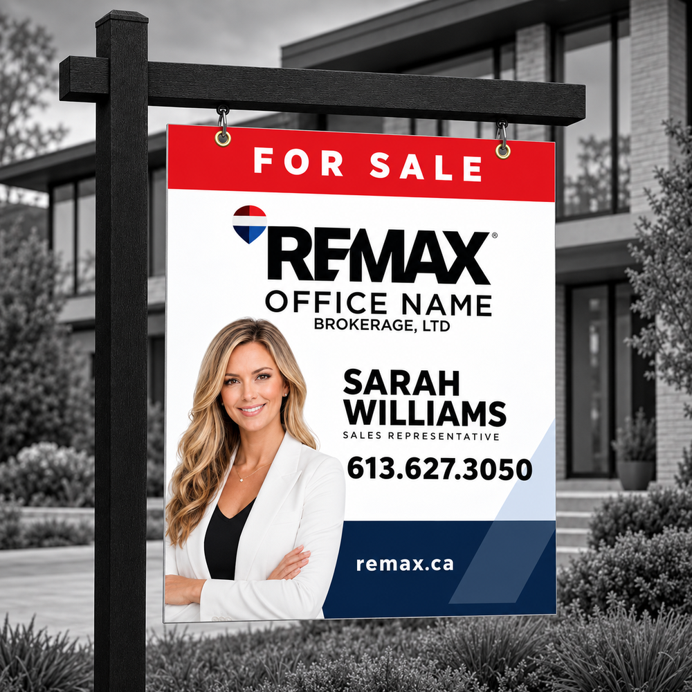 Remax Real Estate Hanging Signs